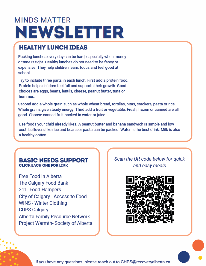Minds Matter Newsletter